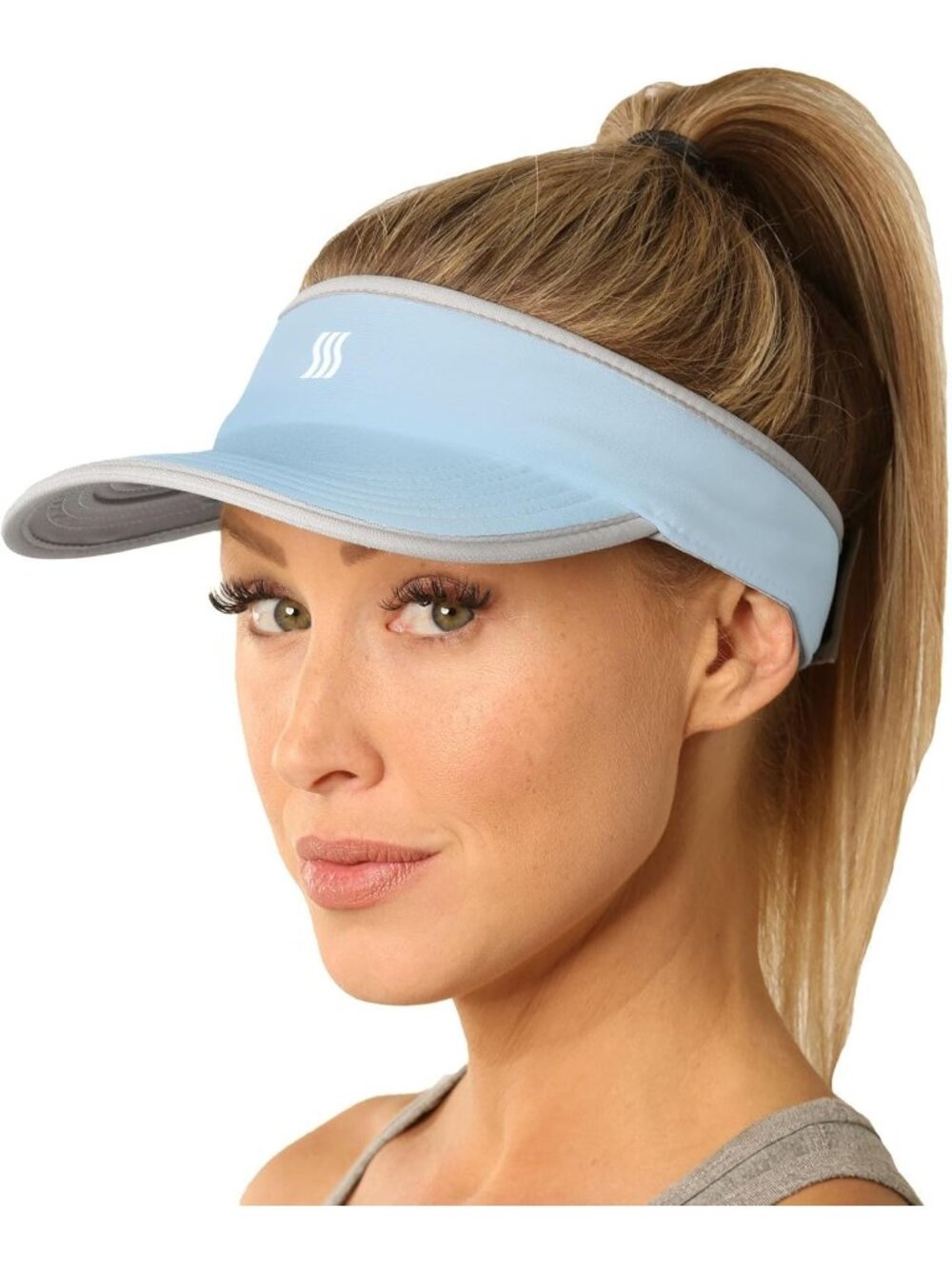 〽️Women''s Light Pink Sweat‑Wicking Visor for Running, Pickleball, Tennis & Golf